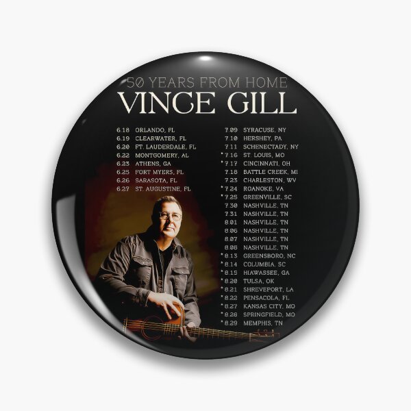 Item preview,  Vince Gill Tour Dates 2026 Manapula designed and sold by The-Egret.