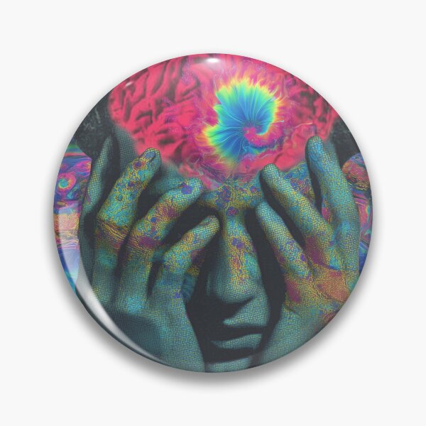 Item preview, Vortex Rainbow Brain Spiral Psychedelic Art designed and sold by MongLongStudio.