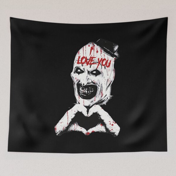 Item preview, Bloody Clown Heart Gesture Horror  designed and sold by ELENLIVINGSTON.