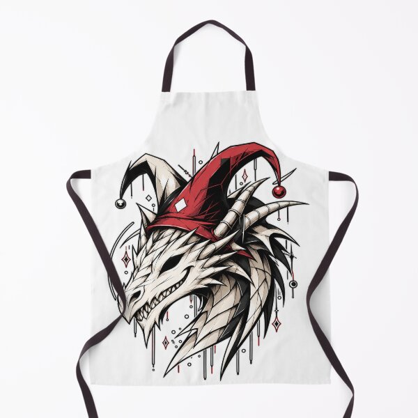 Item preview, Grinning dragon wearing a jester's cap designed and sold by Jester-Store.