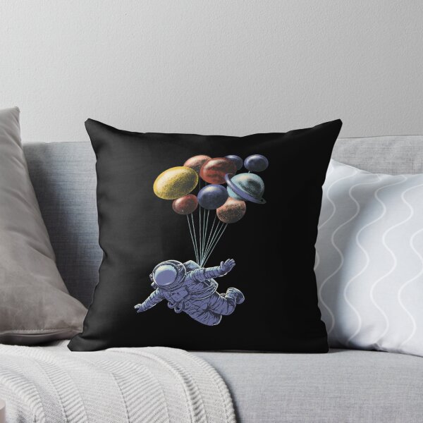 Item preview, Astronaut Floating with Planet Balloons designed and sold by MARIAHACHECO.