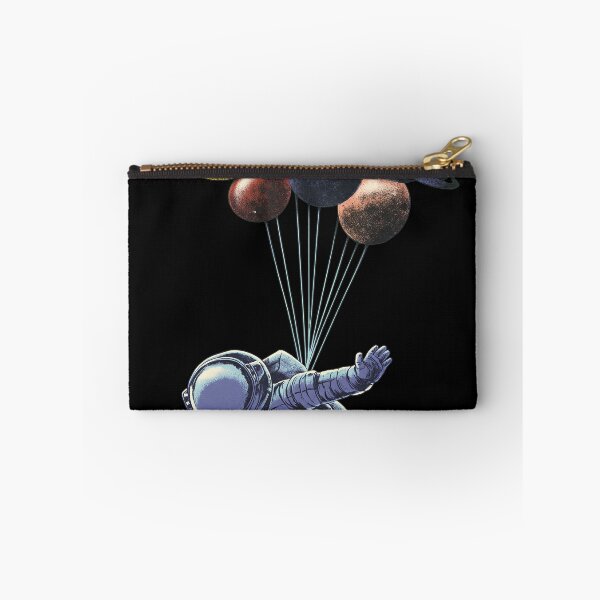 Item preview, Astronaut Floating with Planet Balloons designed and sold by MARIAHACHECO.