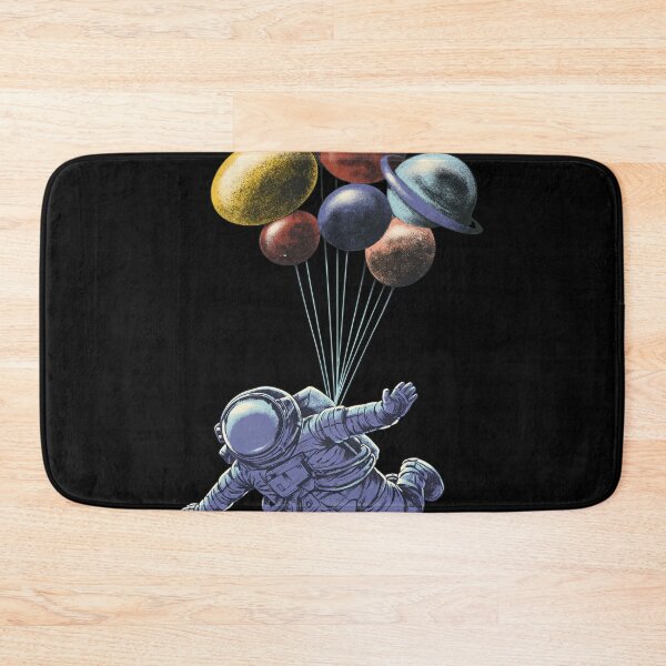 Item preview, Astronaut Floating with Planet Balloons designed and sold by MARIAHACHECO.