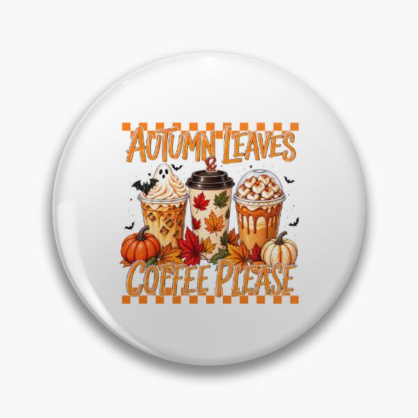 Item preview, Autumn Leaves And Coffee Please designed and sold by kar buncles.