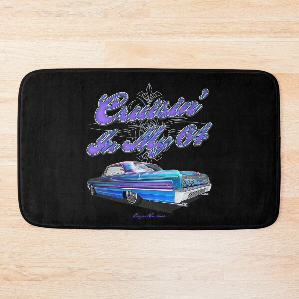 Item preview, 1964 Impala SS Cruisin' In My 64 with text - Lowrider, Kustom, Hot Rod, Muscle Car designed and sold by Elegant Customs.