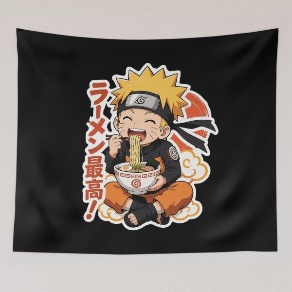 Item preview, Naruto Uzumaki Ramen Chibi Anime Cute designed and sold by Kirby376.