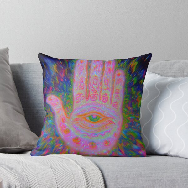 Item preview, Aggressive Hamsa Neon Evil Eye Amulet designed and sold by MongLongStudio.
