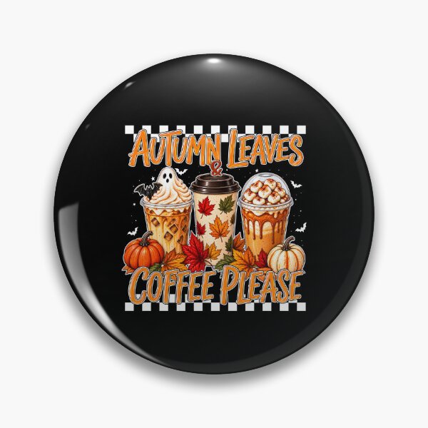 Item preview, Autumn Leaves And Coffee Please designed and sold by kar buncles.