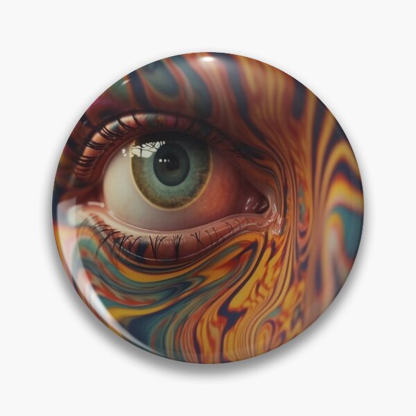 Item preview, Close Up Eye In Swirling Marble Face designed and sold by MongLongStudio.