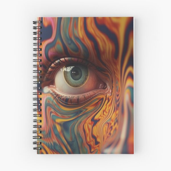 Item preview, Close Up Eye In Swirling Marble Face designed and sold by MongLongStudio.