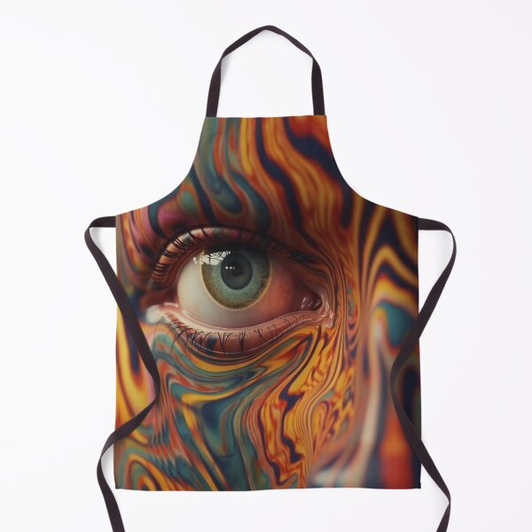 Item preview, Close Up Eye In Swirling Marble Face designed and sold by MongLongStudio.