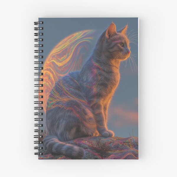 Item preview, Alone With The Moon Glowing Cat designed and sold by MongLongStudio.
