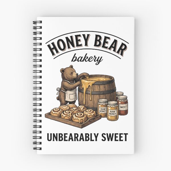 Item preview, Cute Honey Bear Bakery Sweet Treats Vintage Food designed and sold by StickerNestYou.