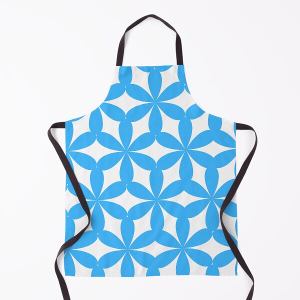 Item preview, Sky Blue Geometric Floral Seamless Pattern designed and sold by RAJASWARSTORE.