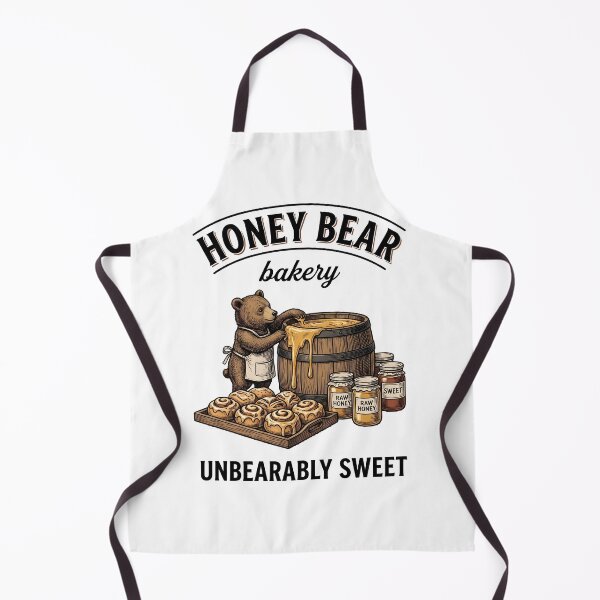 Item preview, Cute Honey Bear Bakery Sweet Treats Vintage Food designed and sold by StickerNestYou.