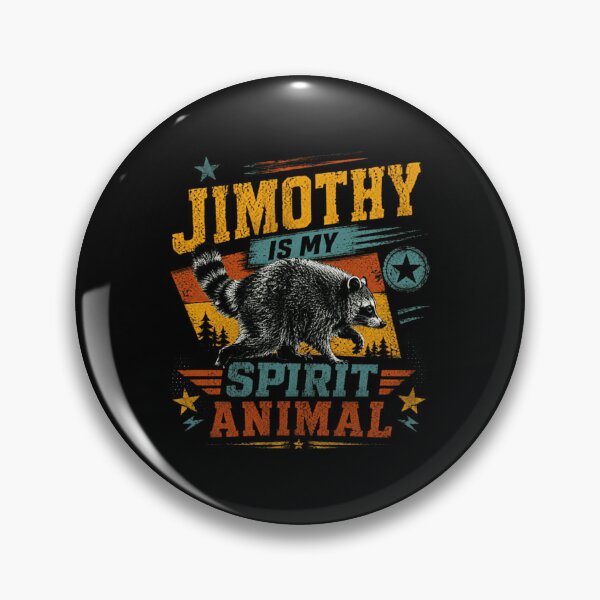 Item preview, Jimothy Is My Spirit Animal Raccoon Wildlife Humor Name Personalized designed and sold by HumansStuck12.