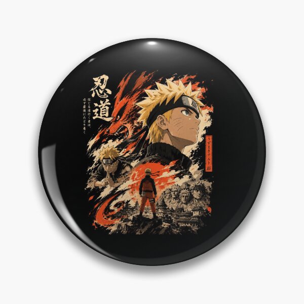 Item preview, Retro Naruto Anime Manga Nine Tailed Fox designed and sold by Kirby376.