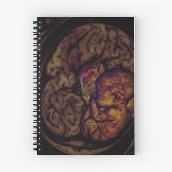 Item preview, Fetus Curled Within a Human Brain designed and sold by MongLongStudio.