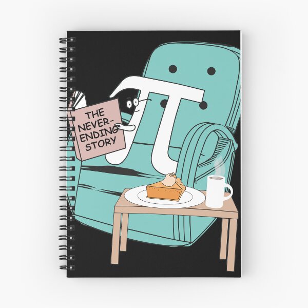 Item preview, Pi Reading The Neverending Story Pun designed and sold by LIBBLOLO.