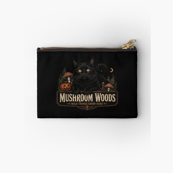 Item preview, Mushroom Forest Cat Gothic Storybook Poster Halloween designed and sold by LiviuGligoros.