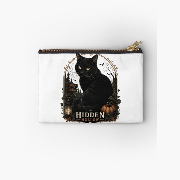 Item preview, Hidden Hollow Cat Vintage Halloween Label Halloween designed and sold by LiviuGligoros.