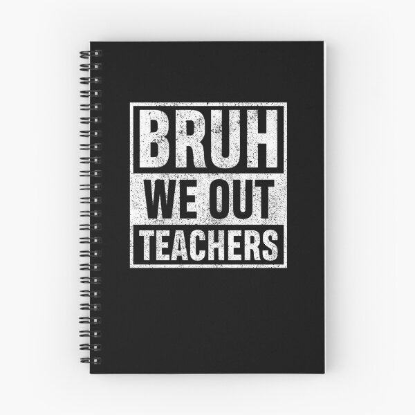 Item preview, Bruh We Out Teachers Vingate Funny Summer designed and sold by henlyamtilzer.