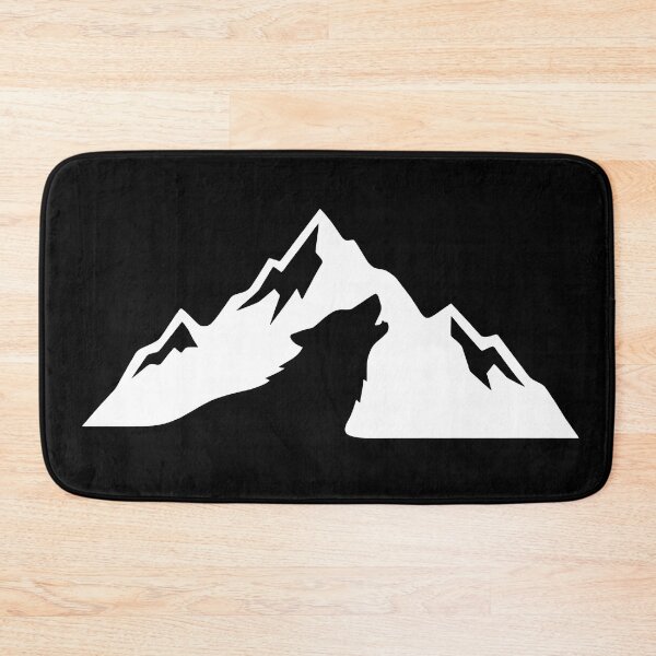 Item preview, Mountain Wolf Wilderness Outdoor Adventure Nature Art designed and sold by StickerNestYou.