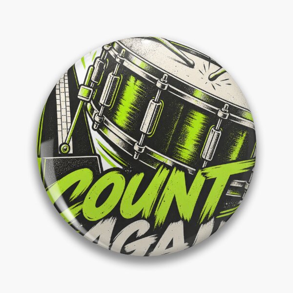 Item preview, Count Again Drummer Rhythm Slogan designed and sold by S06PMarketing.
