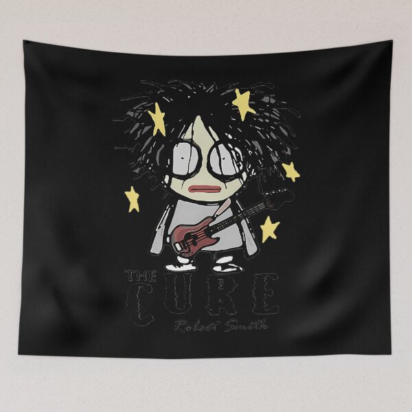 Item preview, The Cures Robert Smiths Cartoon Gothic Rock Band designed and sold by RichardMesnard.