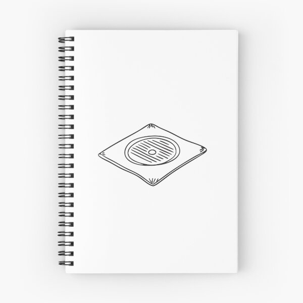 Item preview, Doodle illustration of a floor vent partly covered by a rug designed and sold by rasagamastore.