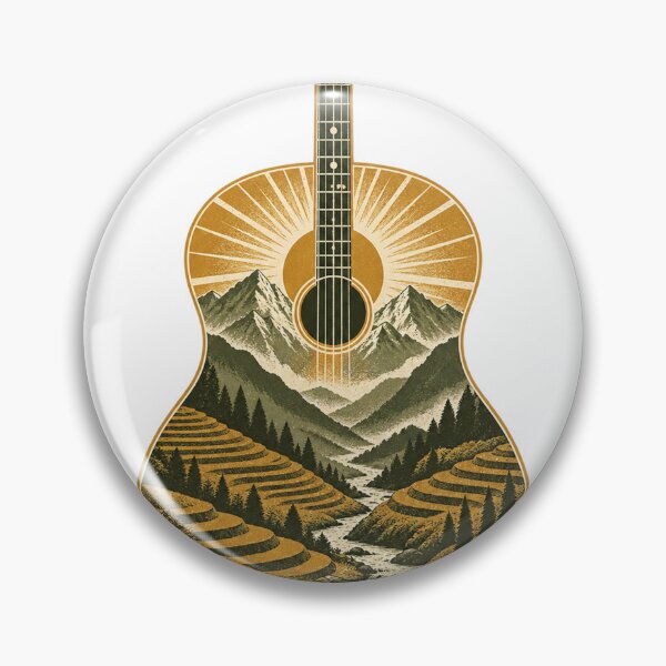 Item preview, Fret Horizon Guitar Landscape designed and sold by S06PMarketing.