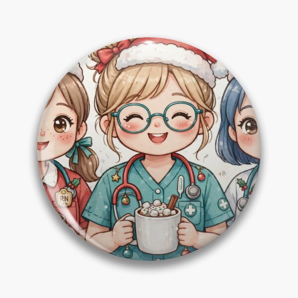 Item preview, Jolly Crew Shirt – Cute Christmas Nurse Santa Hat Medical Tee designed and sold by KERK Art and Design.