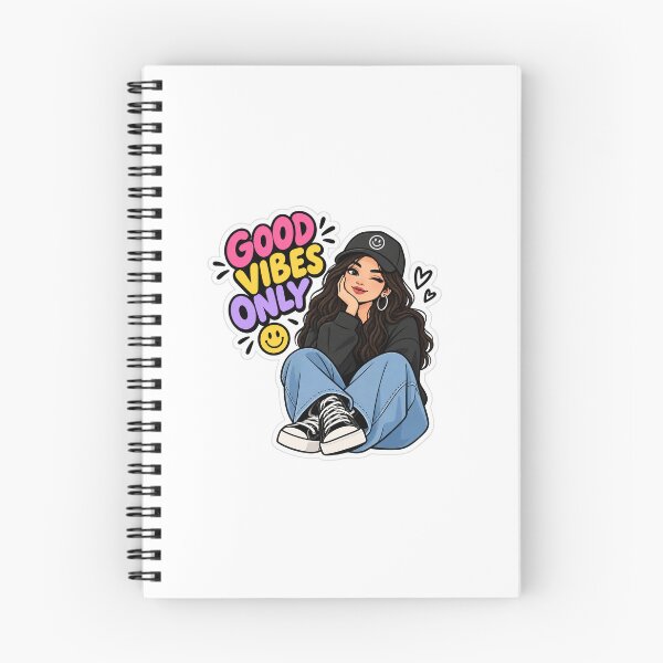 Item preview, Good Vibes Only Gen Z Girl Sticker – Cute Y2K Aesthetic designed and sold by Loboshop07.