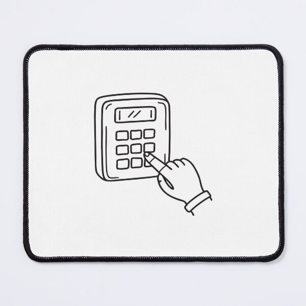 Item preview, Doodle illustration of fingers entering a code on a keypad designed and sold by rasagamastore.
