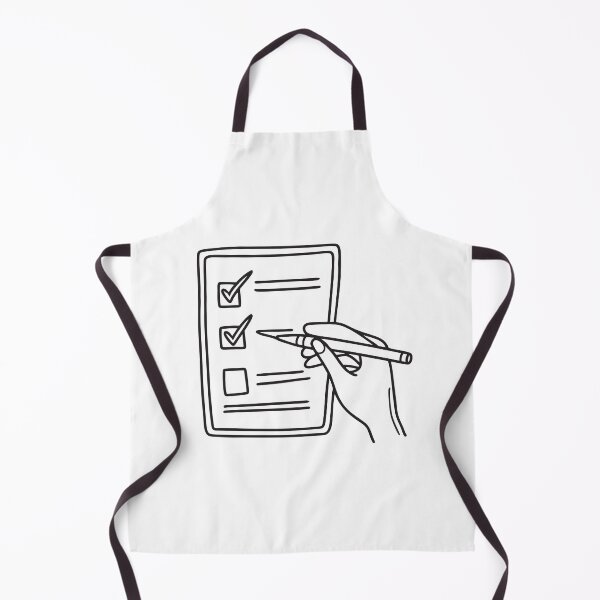 Item preview, Doodle illustration of a hand marking a check on a form designed and sold by rasagamastore.