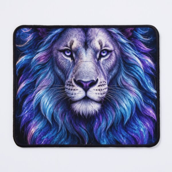Item preview, Cosmic Lion Stay Wild Galaxy Spiritual Art designed and sold by planetazul3.