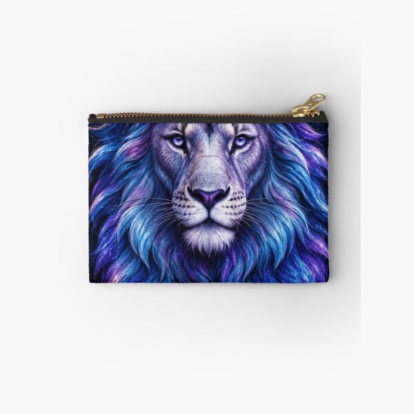 Item preview, Cosmic Lion Stay Wild Galaxy Spiritual Art designed and sold by planetazul3.