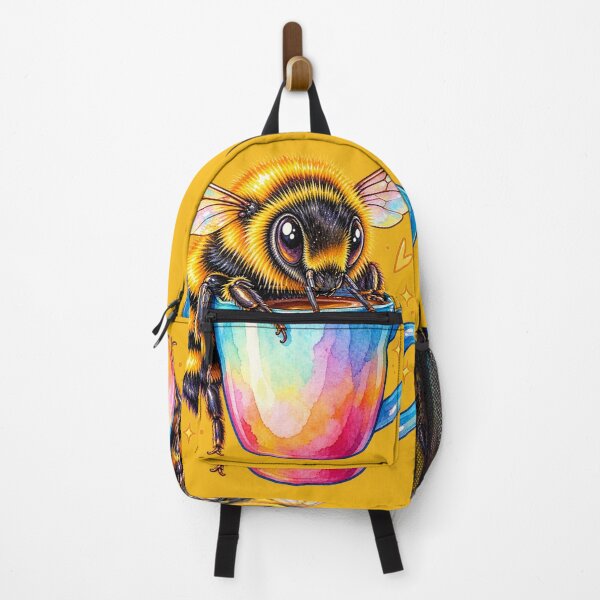 Item preview, Cute Bumblebee Drinking Tea designed and sold by Hari Arts.