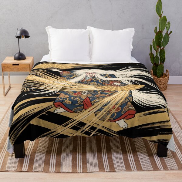 Item preview, Kabuki Renjishi White Lion Dance Ukiyo-e designed and sold by TokyoUkiyoHouse.