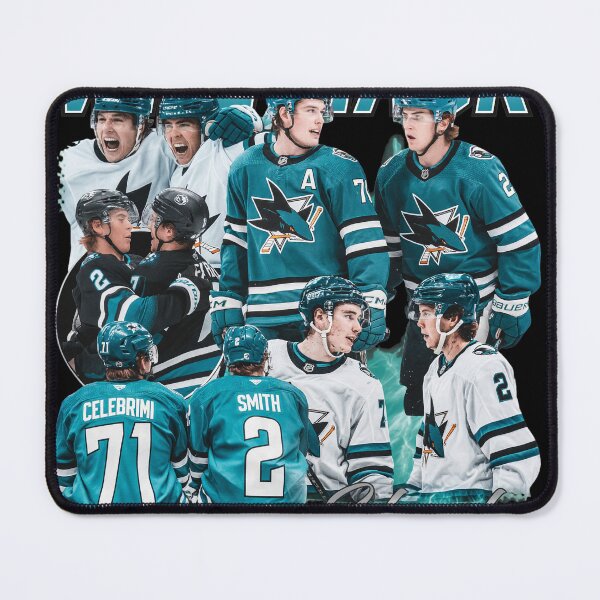 Item preview, Will Mack San Jose Hockey Duo Vintage Style designed and sold by LIBBLOLO.