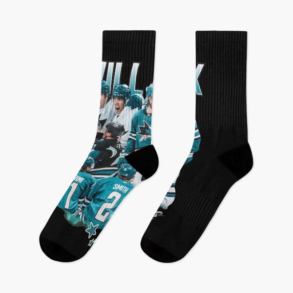 Item preview, Will Mack San Jose Hockey Duo Vintage Style designed and sold by LIBBLOLO.