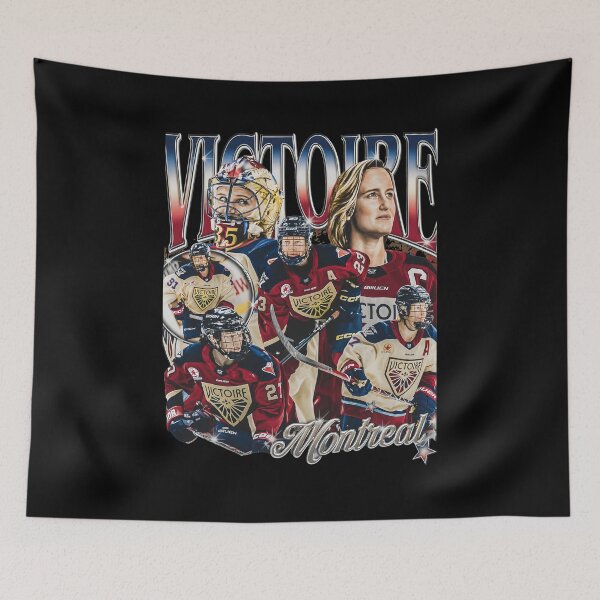 Item preview, Montreal Victoire Pro Hockey Retro Tribute designed and sold by LIBBLOLO.