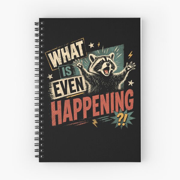 Item preview, What Is Even Happening Raccoon Funny Confusion Reaction Animal Lover designed and sold by HumansStuck12.
