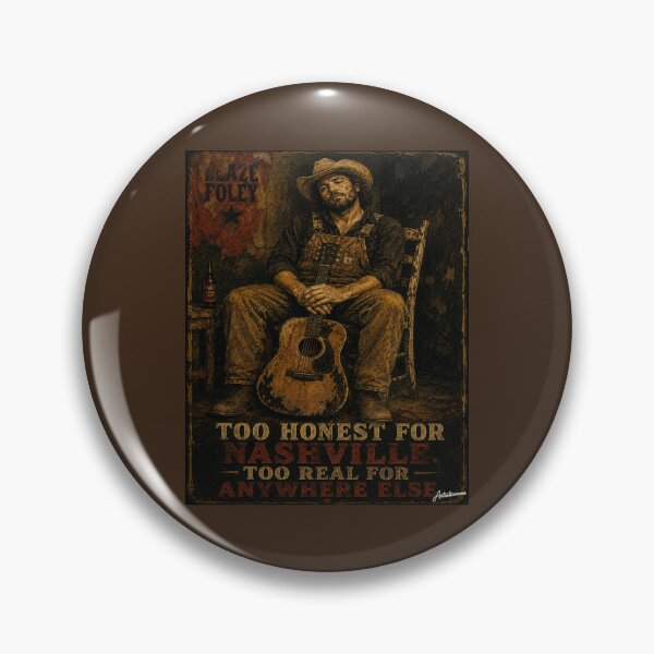 Item preview, Blaze Foley Too Honest for Nashville Texas Lo-Fi Portrait Art designed and sold by Artisticanvas.