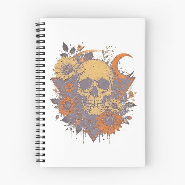 Item preview, Floral Skull Sunflower Skull designed and sold by BuncoHearas.