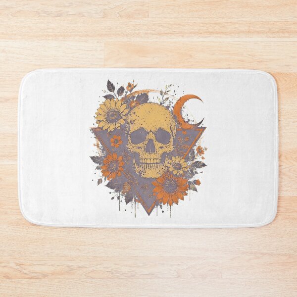 Item preview, Floral Skull Sunflower Skull designed and sold by BuncoHearas.