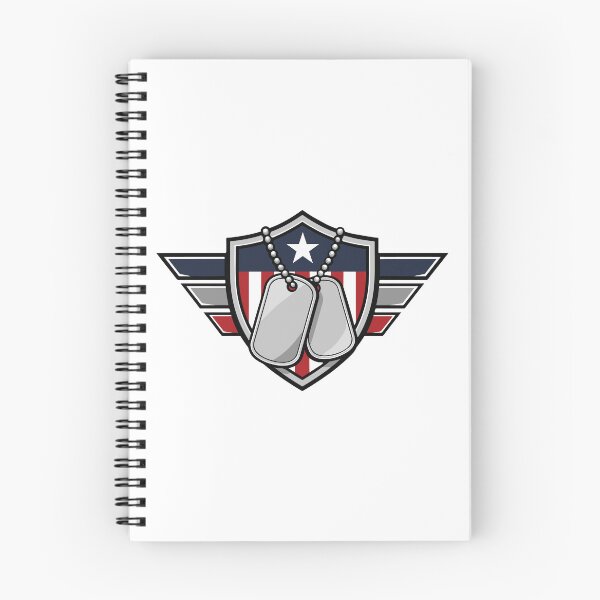 Item preview, Military Dog Tags Shield | American Flag Veteran Badge designed and sold by Marshallamoakohene.