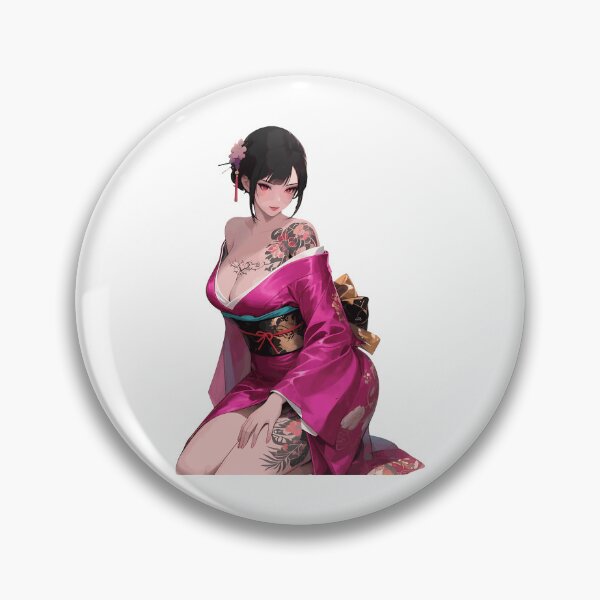 Item preview, Anime Tattooed Woman Kimono Style designed and sold by KillingworthM.