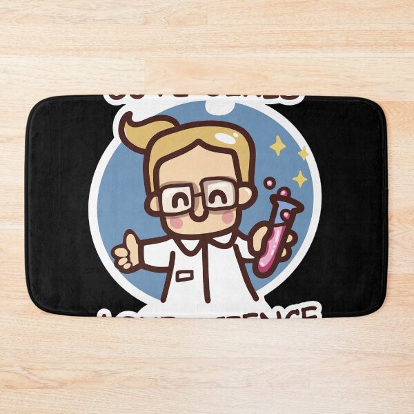 Item preview, Cute Girls Love Science Lab Illustration designed and sold by EMILYDOMINGU.