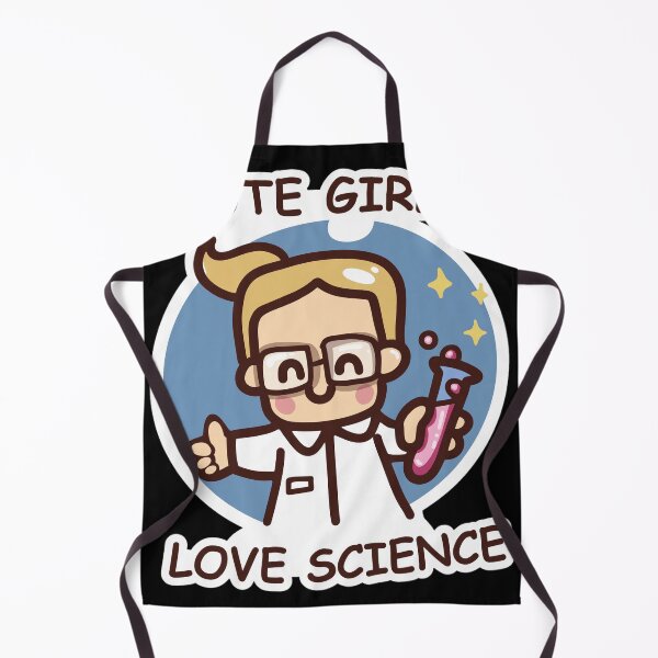 Item preview, Cute Girls Love Science Lab Illustration designed and sold by EMILYDOMINGU.
